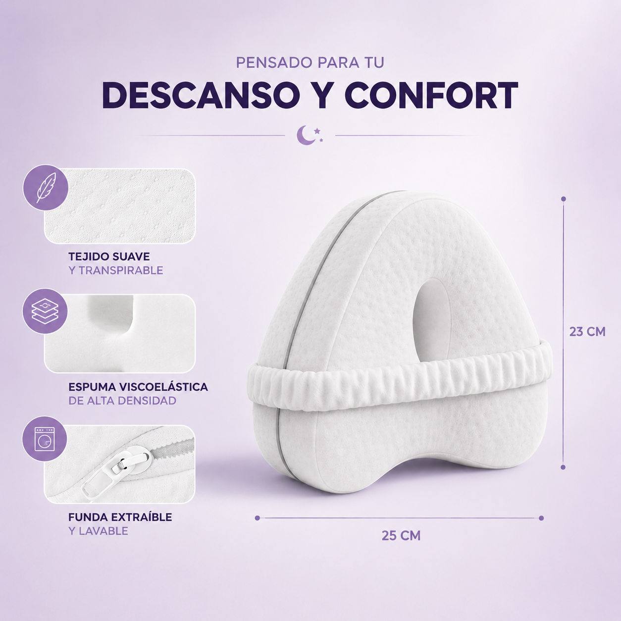 Cojín para Alivio Lumbar - NoctisHip™